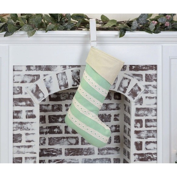 NWT Farmhouse Christmas‎ Stocking - Picture 1 of 9